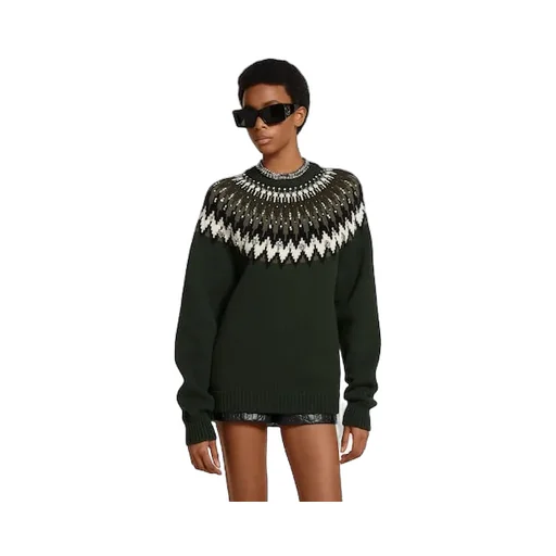 Norwegian Wool Jacquard Sweater