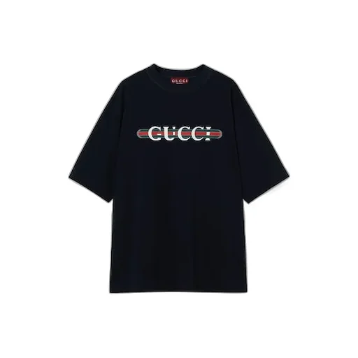 Cotton Jersey T-Shirt With Print
