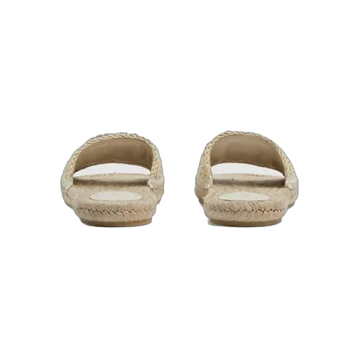 Espadrille With Crystal Interlocking G