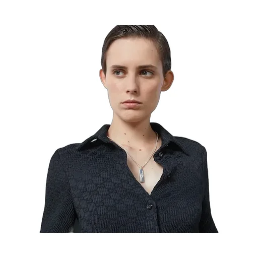 Diagonal Interlocking G Necklace