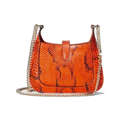 Gucci Jackie Notte Python Mini Bag