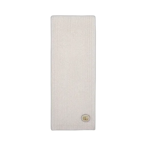 Wool Cashmere Scarf With Double G