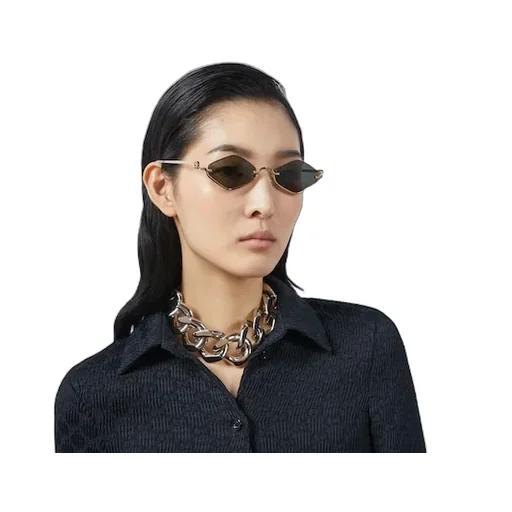Geometric Frame Sunglasses