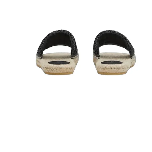 Espadrille With Crystal Interlocking G