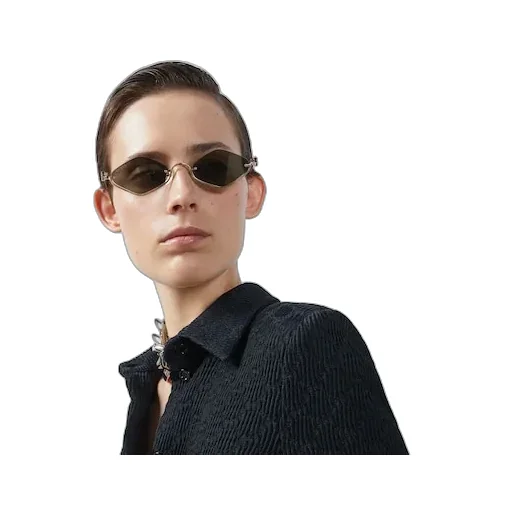 Geometric Frame Sunglasses
