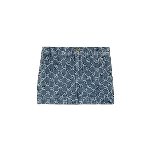 Children's Gg Denim Skirt