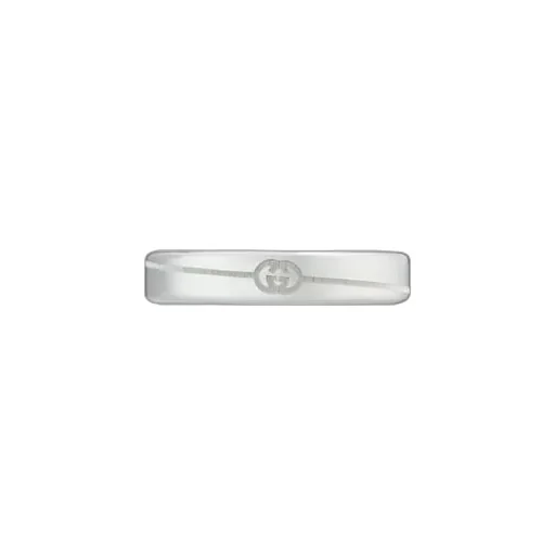 Diagonal Interlocking G Thin Ring