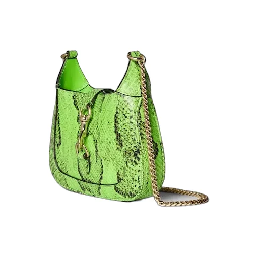 Gucci Jackie Notte Python Mini Bag