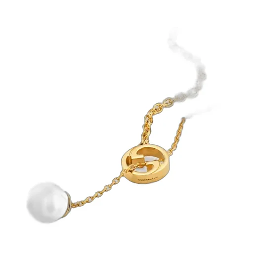 Gucci Blondie Pearl Drop Necklace