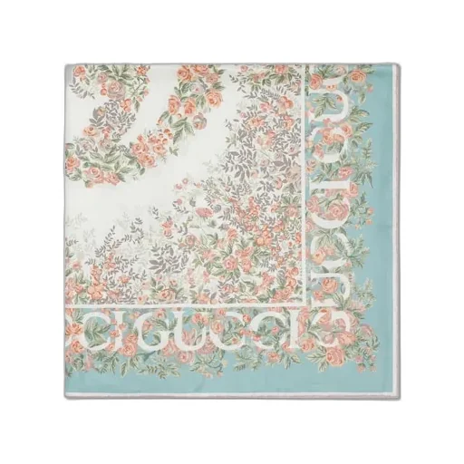 Printed Silk Twill Carré