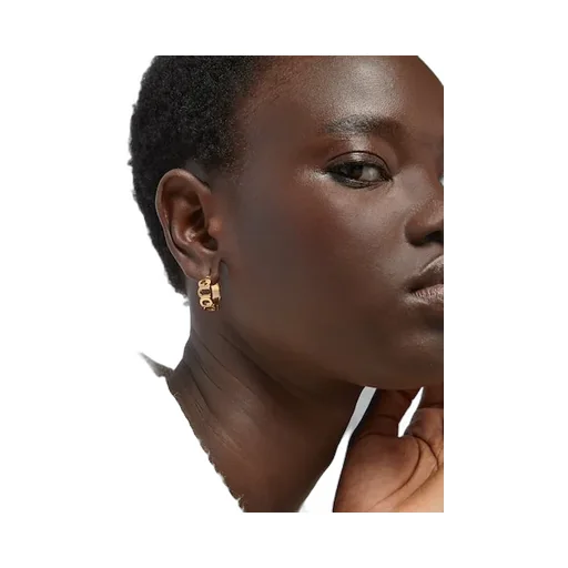 Gucci Script Hoop Earrings