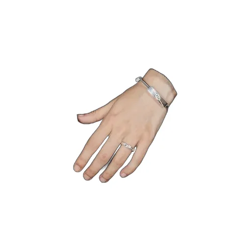 Diagonal Interlocking G Thin Ring