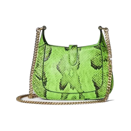 Gucci Jackie Notte Python Mini Bag