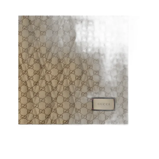 Double-Sided Gg Quilted Cotton Blanket