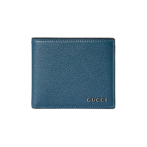 Bi-Fold Wallet With Gucci Script