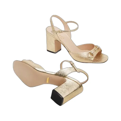 Mid-Heel Sandal With Horsebit