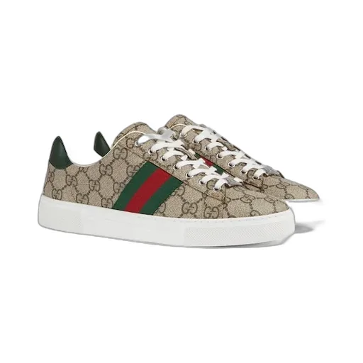 Gucci Ace Trainer With Web