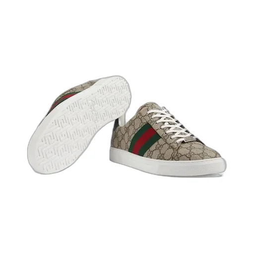 Gucci Ace Trainer With Web