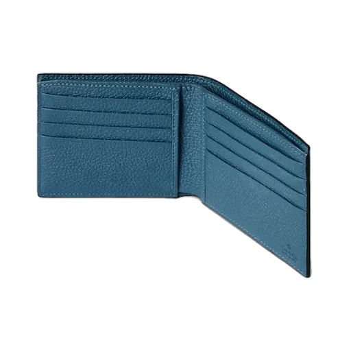 Bi-Fold Wallet With Gucci Script