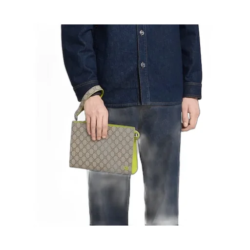 Bi-Color Small Pouch