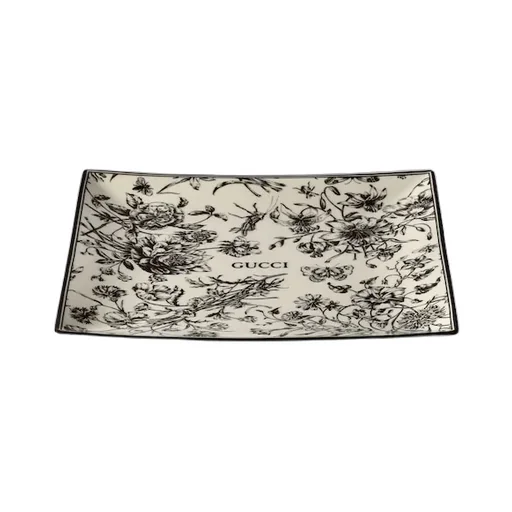 Gucci Flora Sketch Print Large Trinket Tray