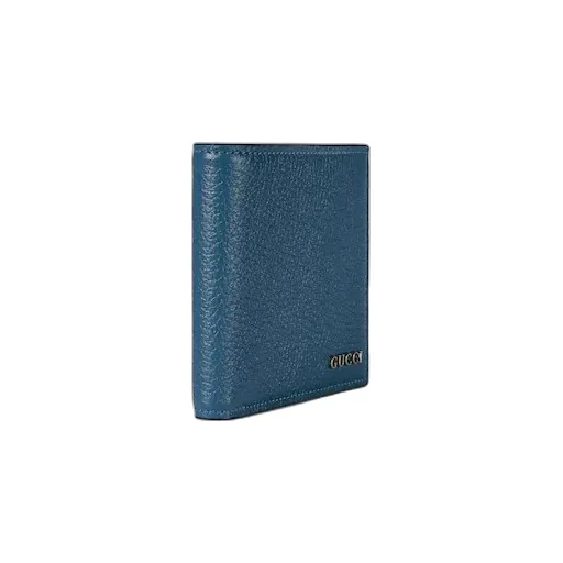 Bi-Fold Wallet With Gucci Script