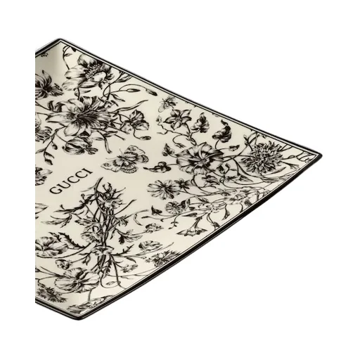 Gucci Flora Sketch Print Large Trinket Tray