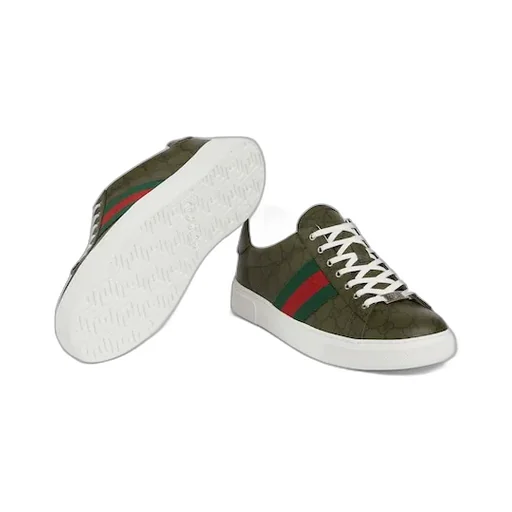 Gucci Ace Sneaker With Web