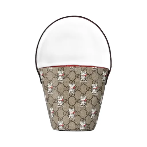 Children's Printed Gg Bucket Bag