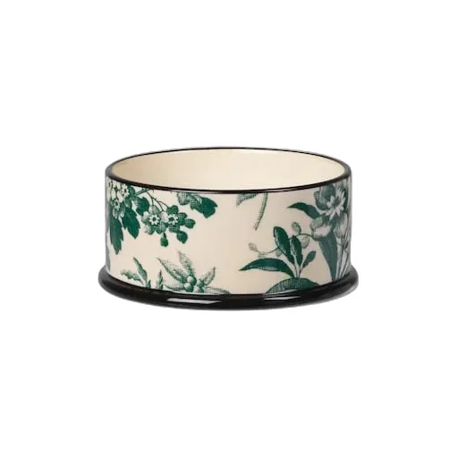Small Herbarium Print Pet Bowl