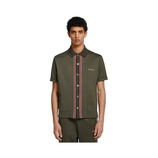 Cotton Piquet Polo Shirt With Embroidery