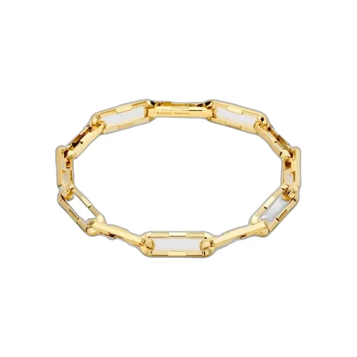 Gucci Link To Love 18K Wide Chain Bracelet
