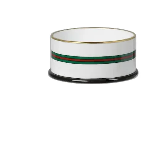 Small Horsebit Print Pet Bowl