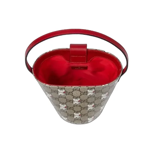 Children's Printed Gg Bucket Bag