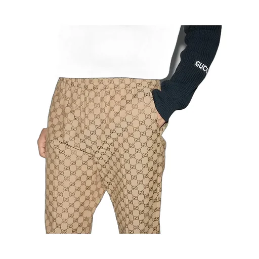 Gg Canvas Track Bottoms