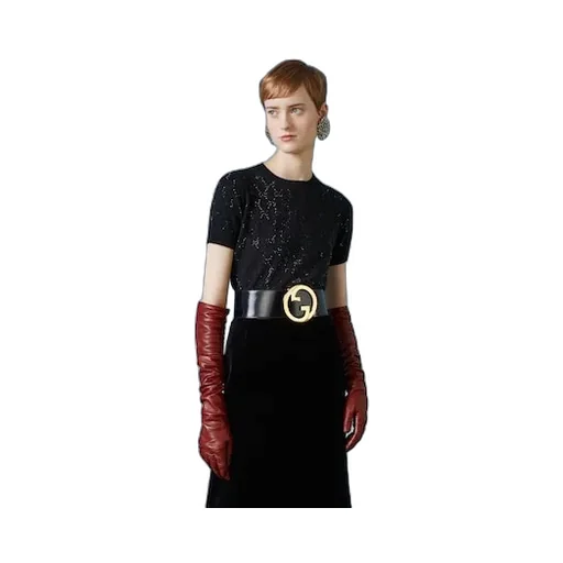 Fine Wool Gg Crystal Top
