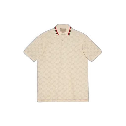 Gg Cotton Piquet Polo Shirt