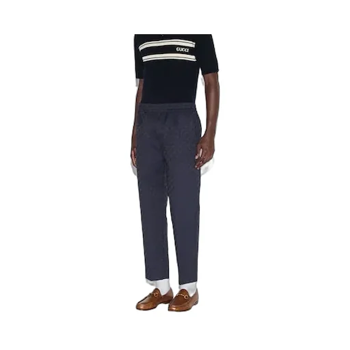 Gg Canvas Track Bottoms