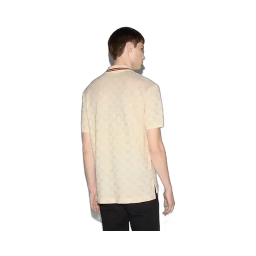 Gg Cotton Piquet Polo Shirt