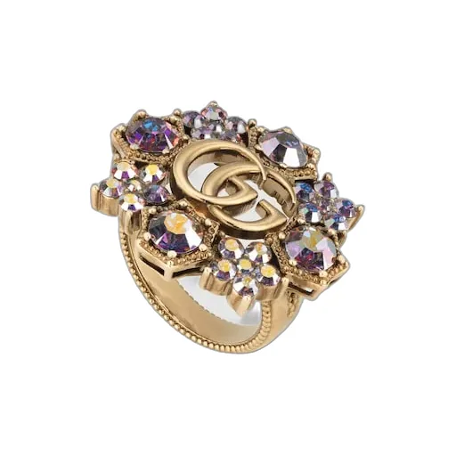 Gg Marmont Crystal Ring