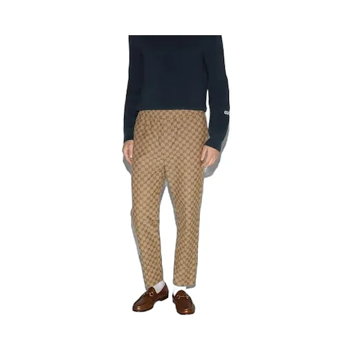 Gg Canvas Track Bottoms
