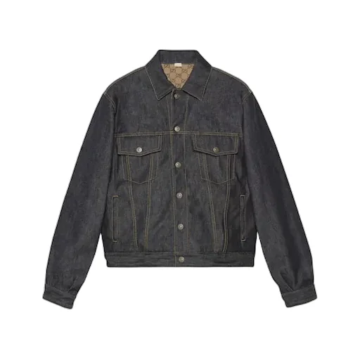 Gg Reversible Denim Jacket