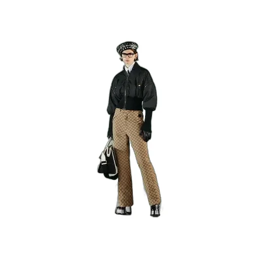 Gg Cotton Canvas Trouser