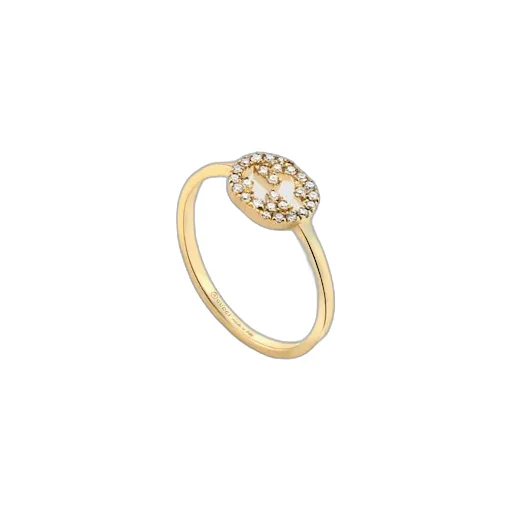 Gucci Interlocking Diamond 18K Ring