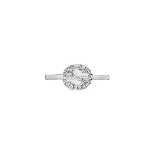 Gucci Interlocking Diamond 18K Ring