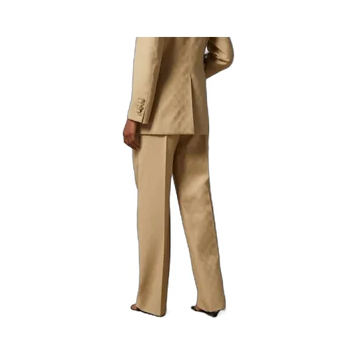 Gg Wool Jacquard Trousers