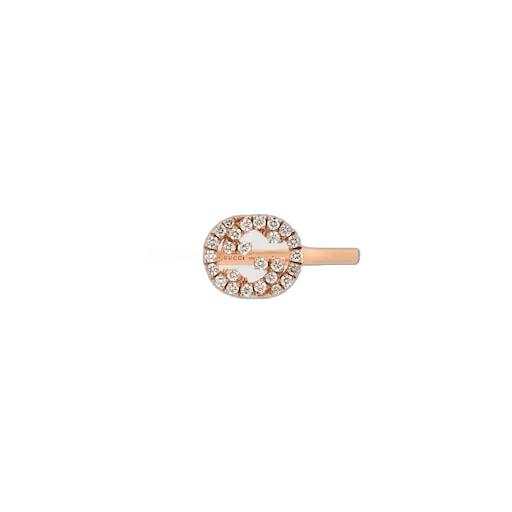 Gucci Interlocking Diamond 18K Ring