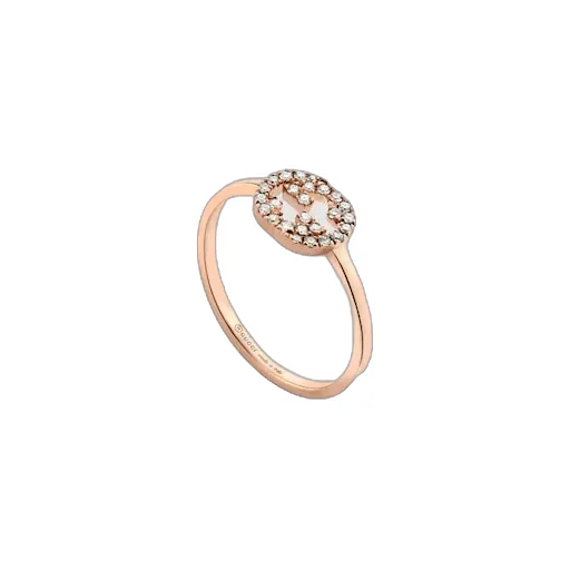 Gucci Interlocking Diamond 18K Ring
