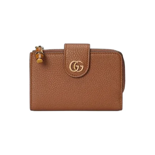 Medium Double G Wallet With Bamboo