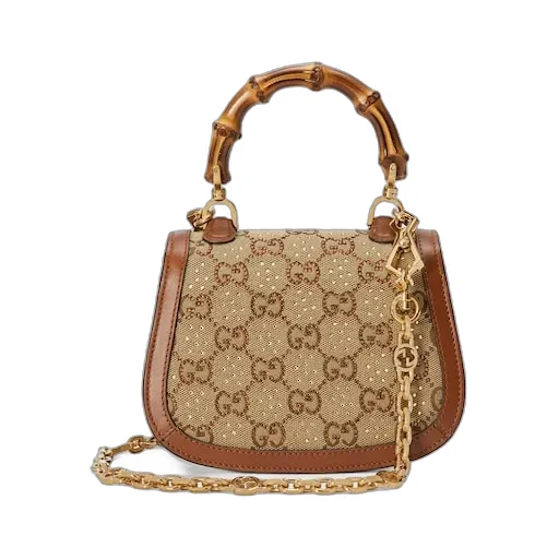 Gucci Bamboo 1947 Crystals Mini Bag